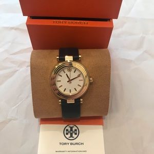 Tory Burch TBW 9001 Gold and Blue Watch
